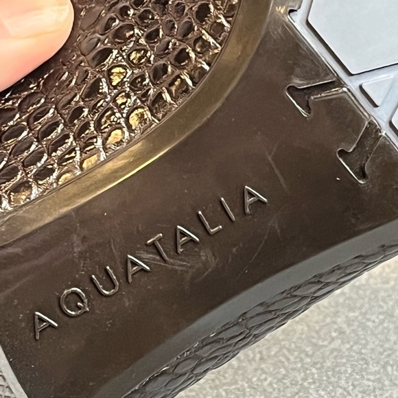 AQUATALIA Size 8 Brown Snake Pattern. Made in Italy. EUC. - Picture 8 of 14
